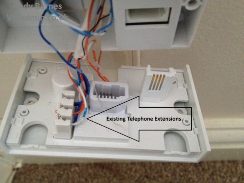 Moving Bt Infinity Dsl From Master, Bt Telephone Socket Wiring Diagram