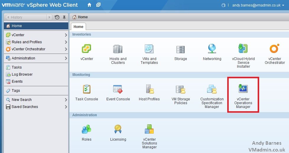 vmware vcops 5.8