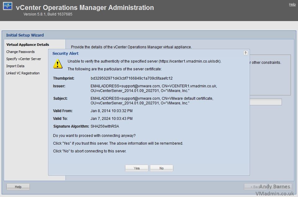 vmware vcops 5.8