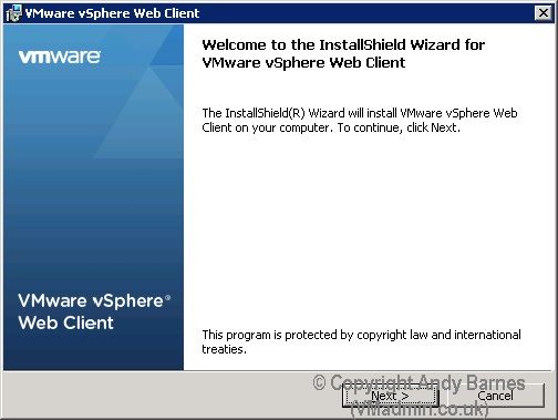 Vsphere 5 1 Part 6 Vsphere Web Client Install Vmadmin Co Uk